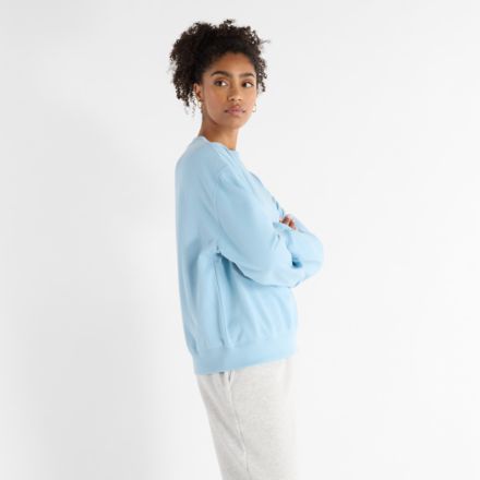 New Balance French Terry Oversized Logo Crew