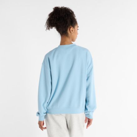 New Balance French Terry Oversized Logo Crew