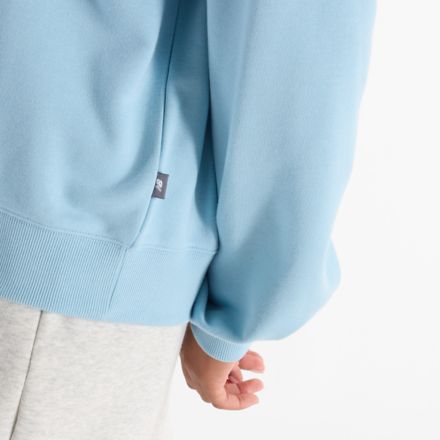 New Balance French Terry Oversized Logo Crew