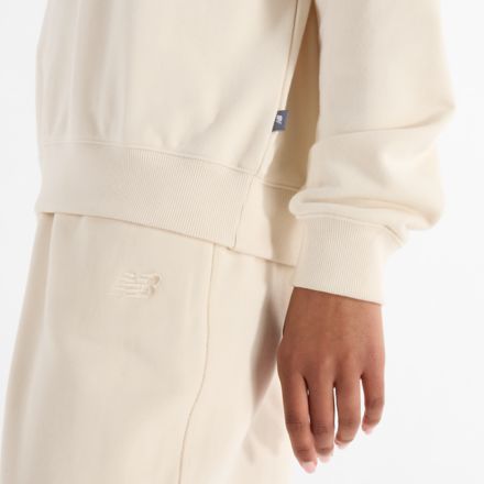 New Balance French Terry Oversized Logo Crew