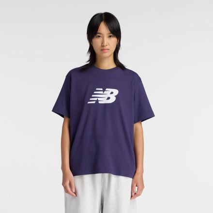 Sport Jersey Relaxed Logo T-Shirt, Athletic Grey, WT43583BOY