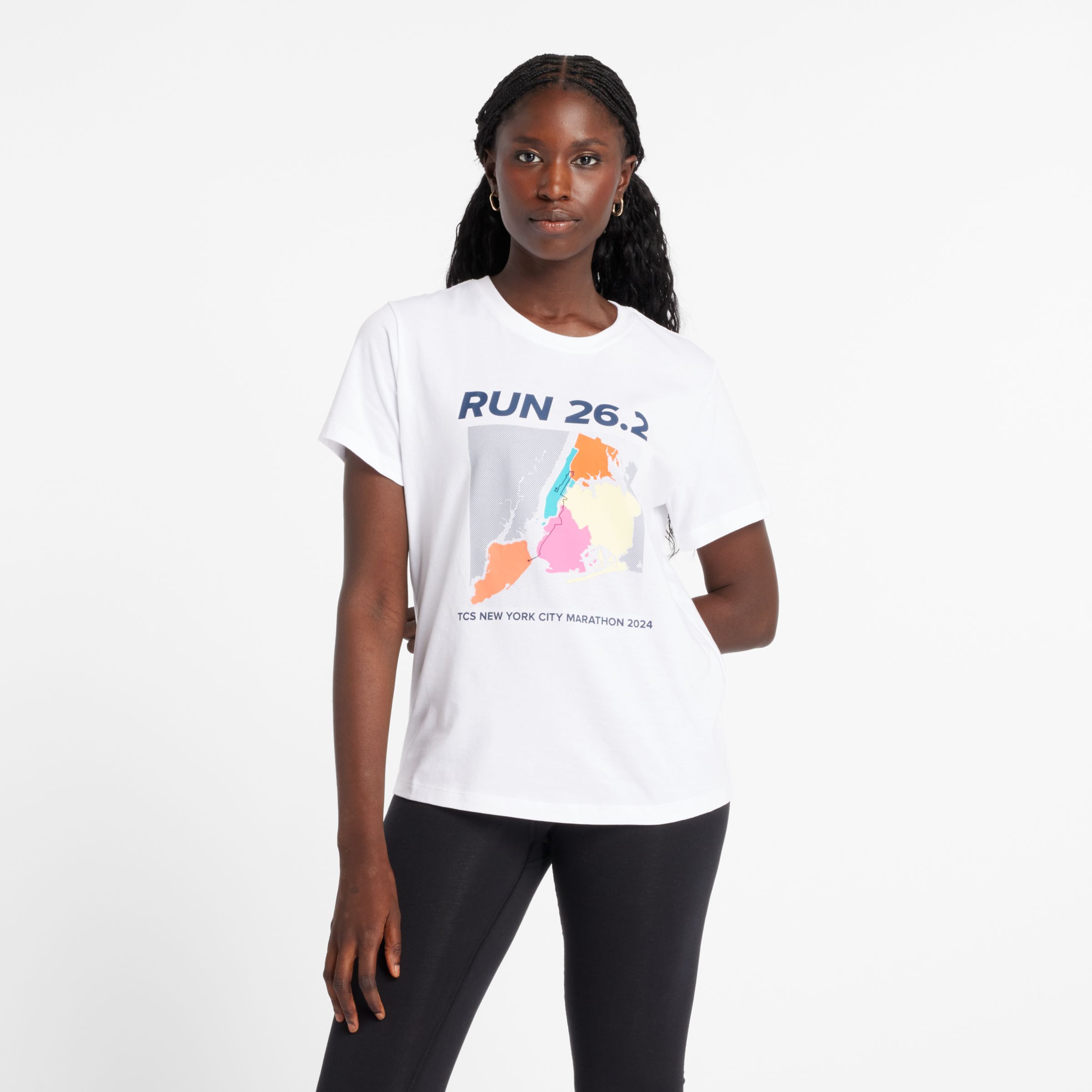 

New Balance Women's NYC Marathon Graphic T-Shirt White - White