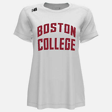 New Balance NB Short Sleeve Tech Tee(Boston College), WT500BCFWT image number null