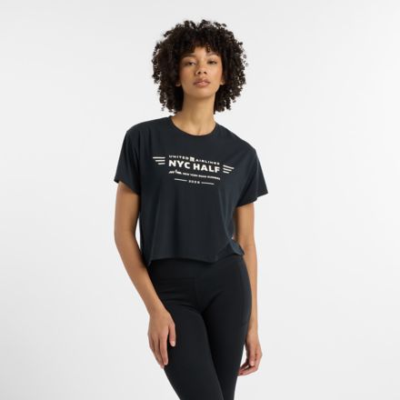 United Airlines NYC Half Relaxed Graphic T-Shirt
