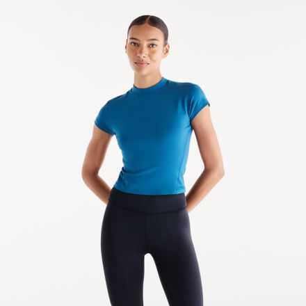 NB Define Fitted T-Shirt, BLACK, WT51126STS