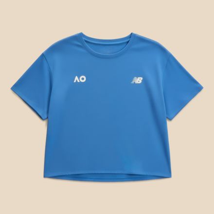 Australian Open Relaxed Performance Top, BLUE BIRD II, WT51133ABU2