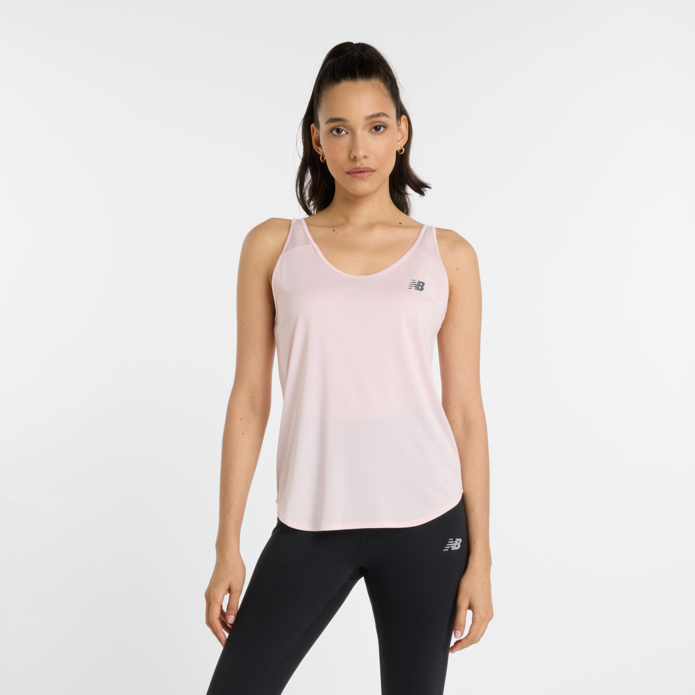 

New Balance Women's Sport Heather Tank Pink - Pink