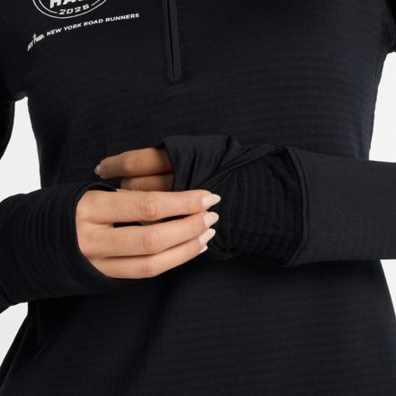 United Airlines NYC Half Athletics Heat Grid Half Zip