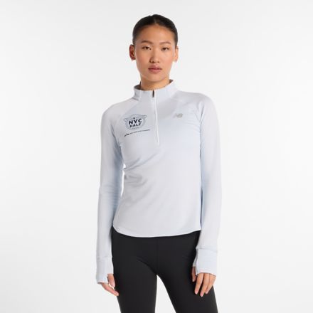 United Airlines NYC Half Athletics Heat Grid Half Zip