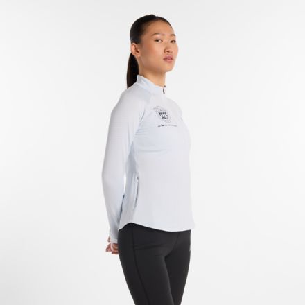 United Airlines NYC Half Athletics Heat Grid Half Zip