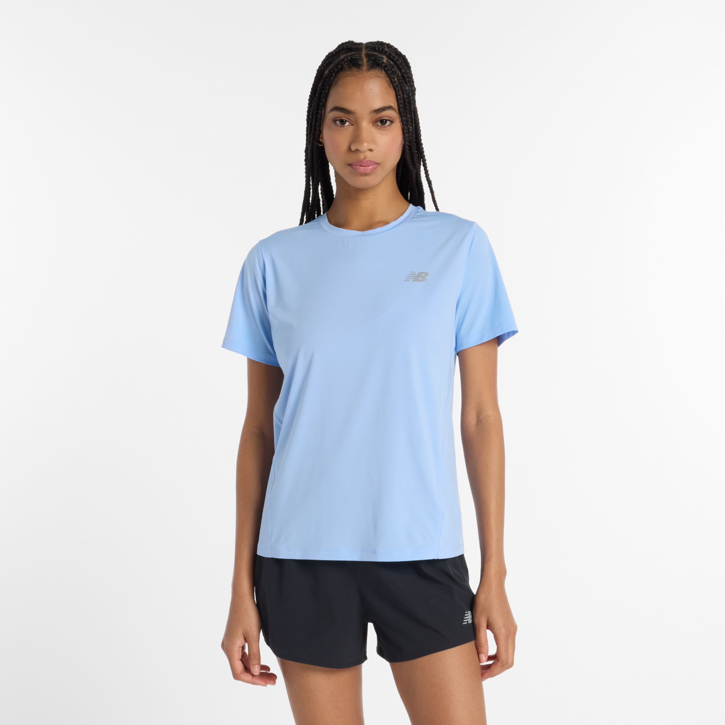 

New Balance Women's Race Day T-Shirt Blue - Blue