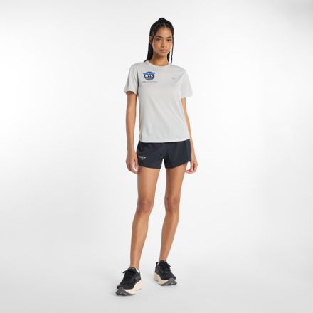 United Airlines NYC Half Athletics T-Shirt, ASH HEATHER, WT51253CAHH