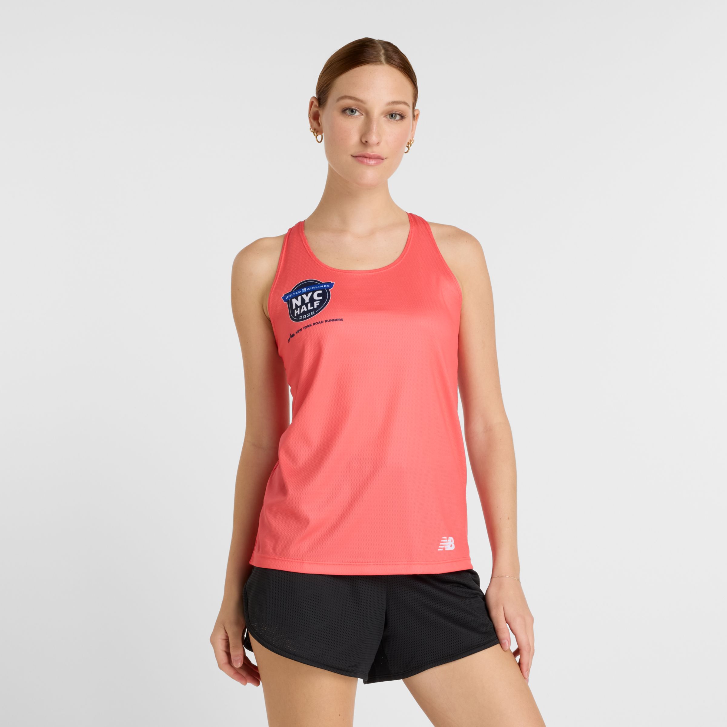 

New Balance Women's United Airlines NYC Half Run Singlet Red - Red