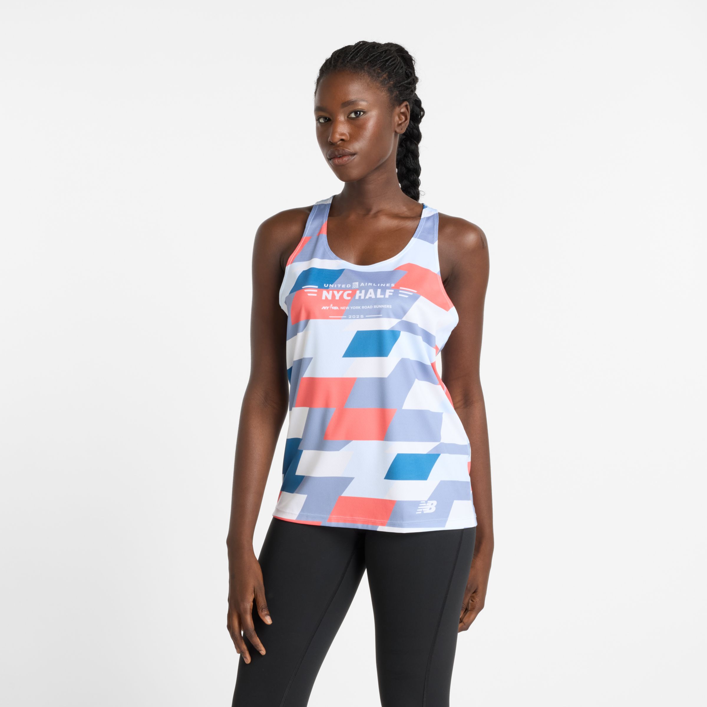 

New Balance Women's United Airlines NYC Half Printed Run Singlet Print / Pattern / Misc - Print / Pattern / Misc