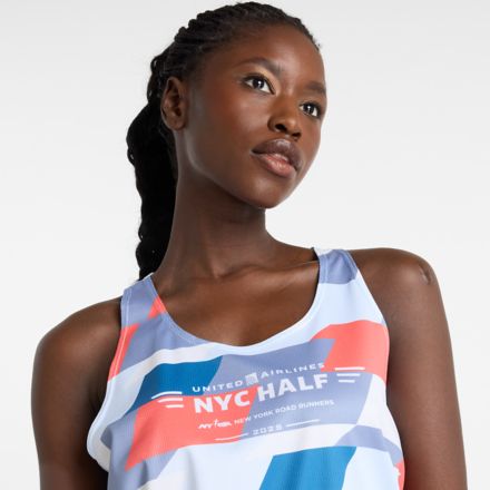 United Airlines NYC Half Printed Run Singlet