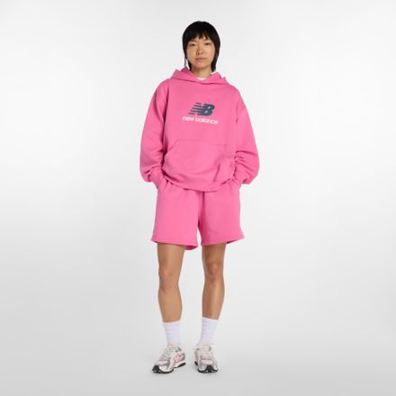 Athletics French Terry Logo Hoodie, Ash Heather, WT51501AAC