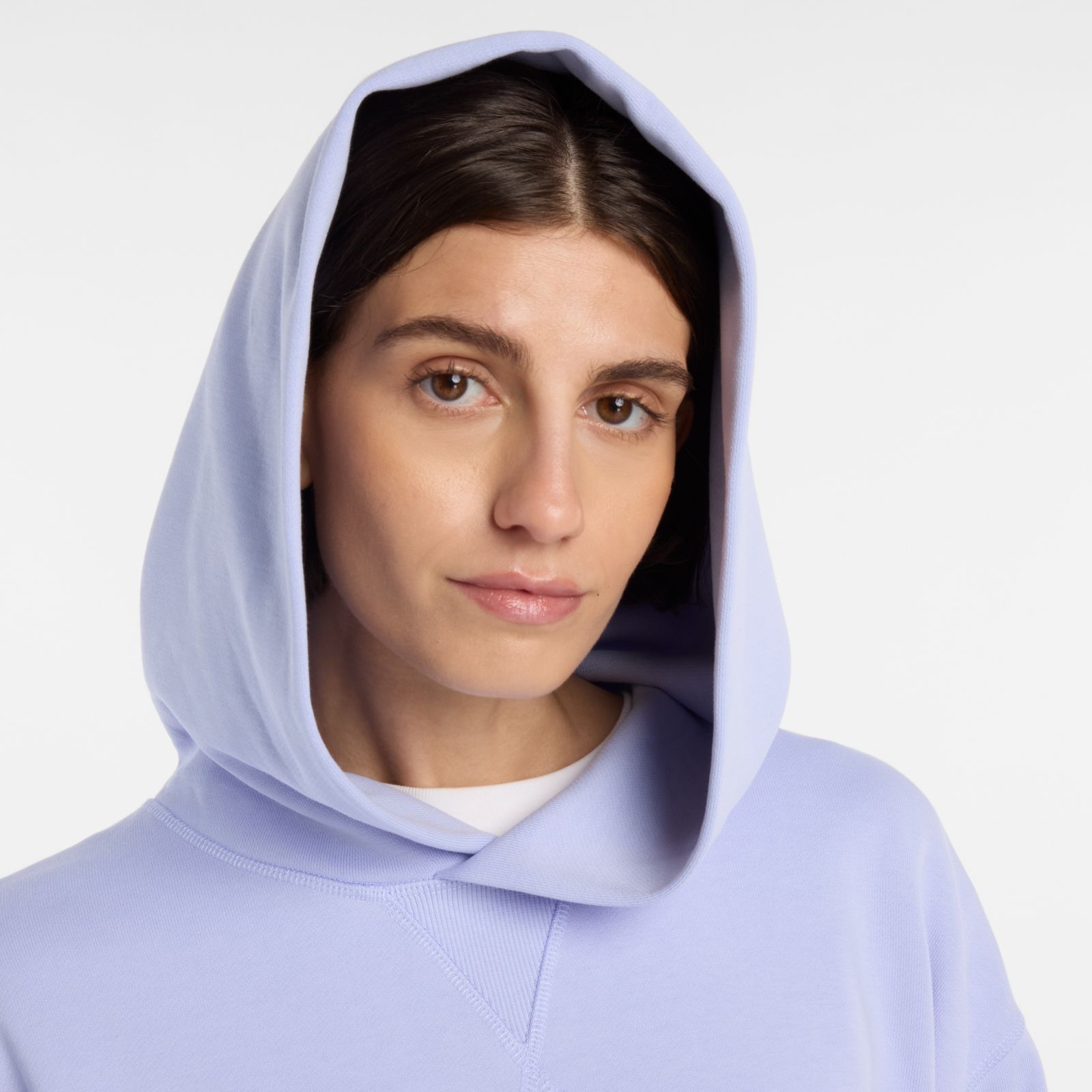 Женские худи New Balance Athletics French Terry Logo Hoodie — фото 7
