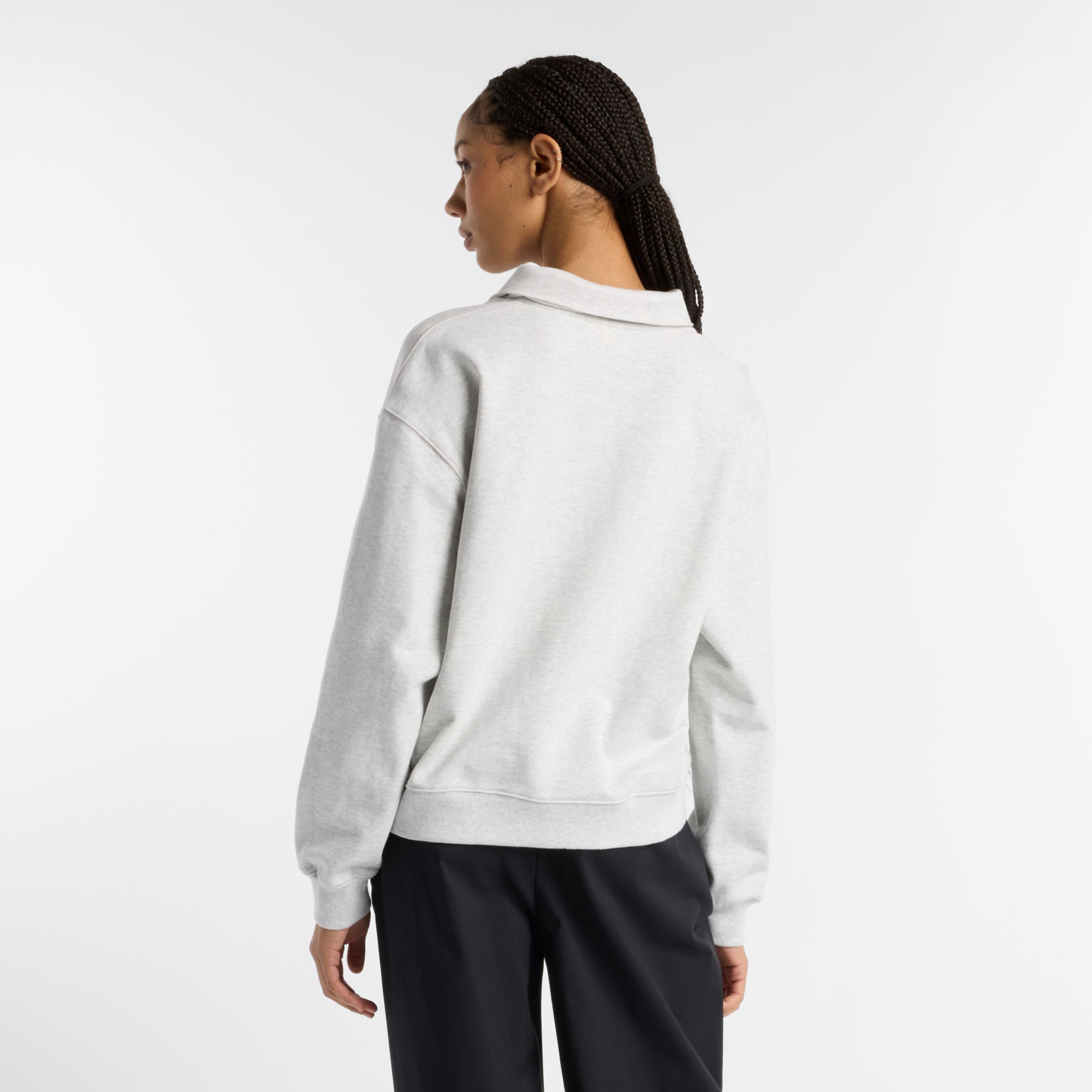 フレンチテリーポロスウェットシャツ