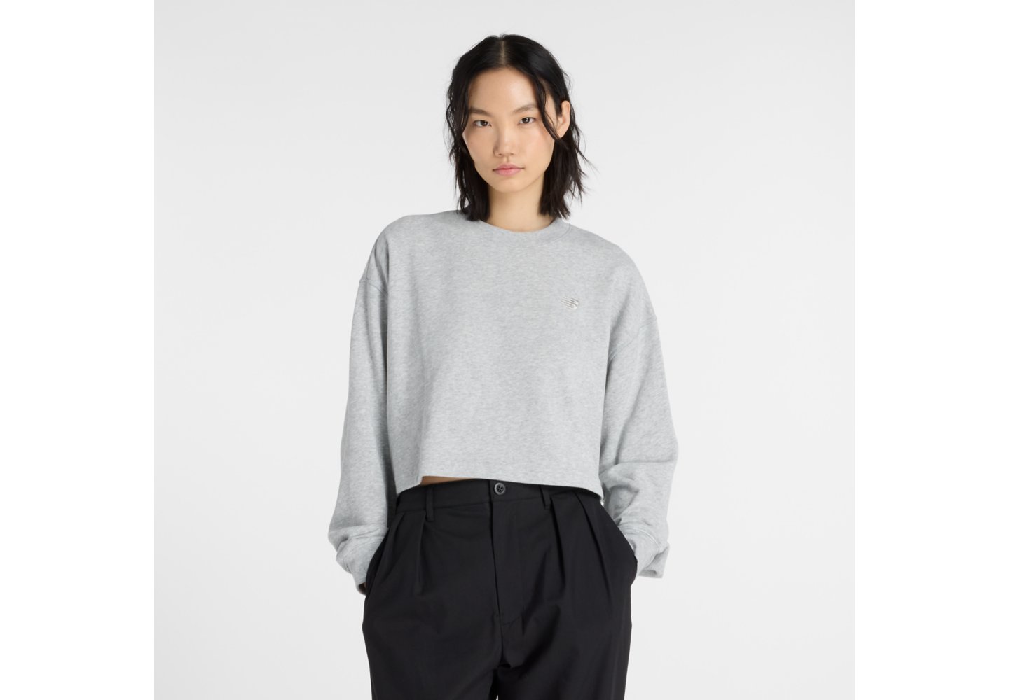 New Balance Coastal Fleece Crew in Linen — photo 1 of 1