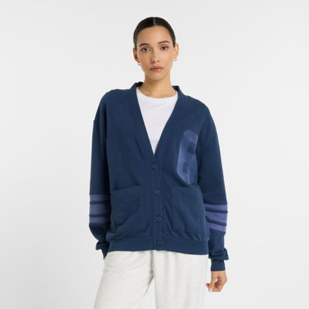 Coastal Fleece Cardigan, NB NAVY, WT51515NNY
