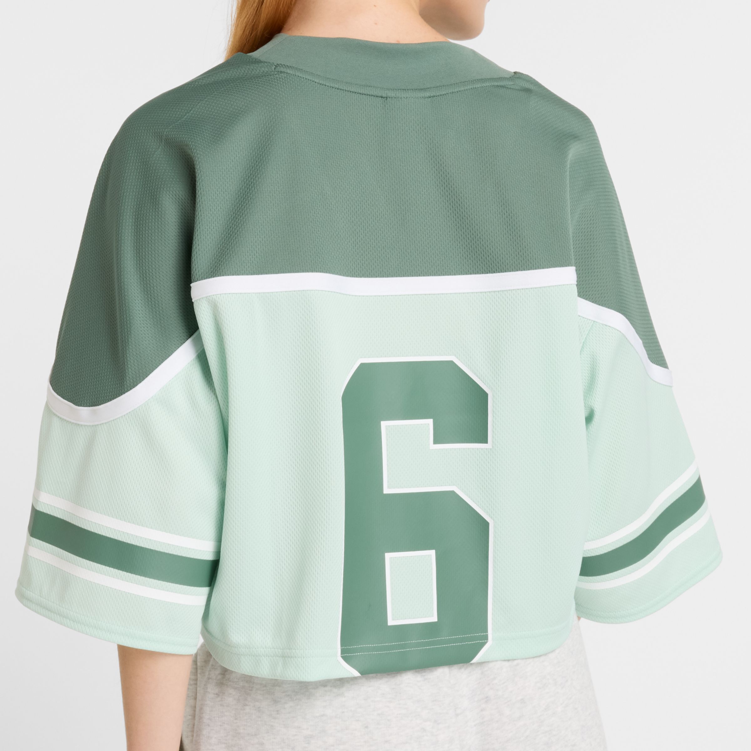 Jersey Mesh 圓領上衣