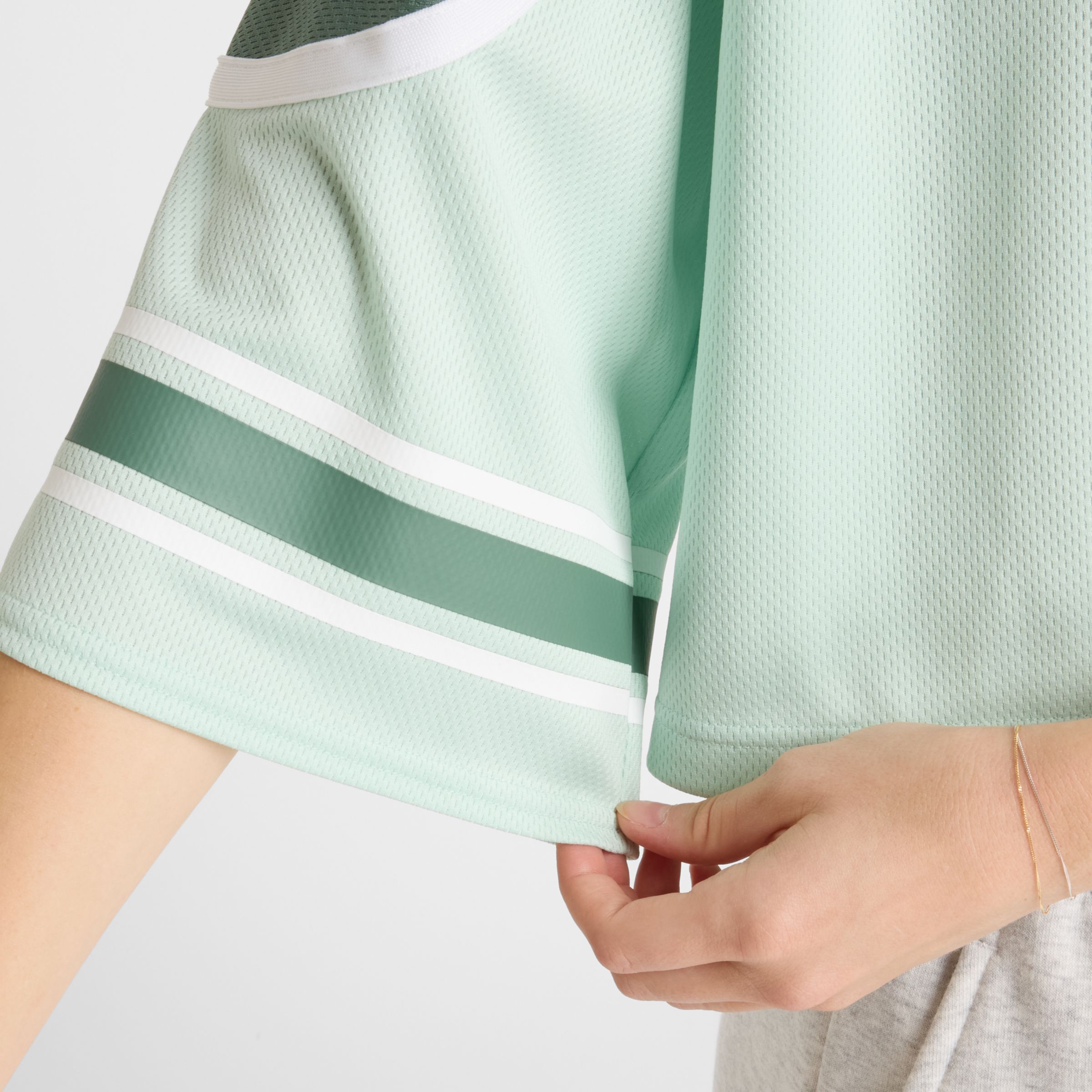 Jersey Mesh 圓領上衣