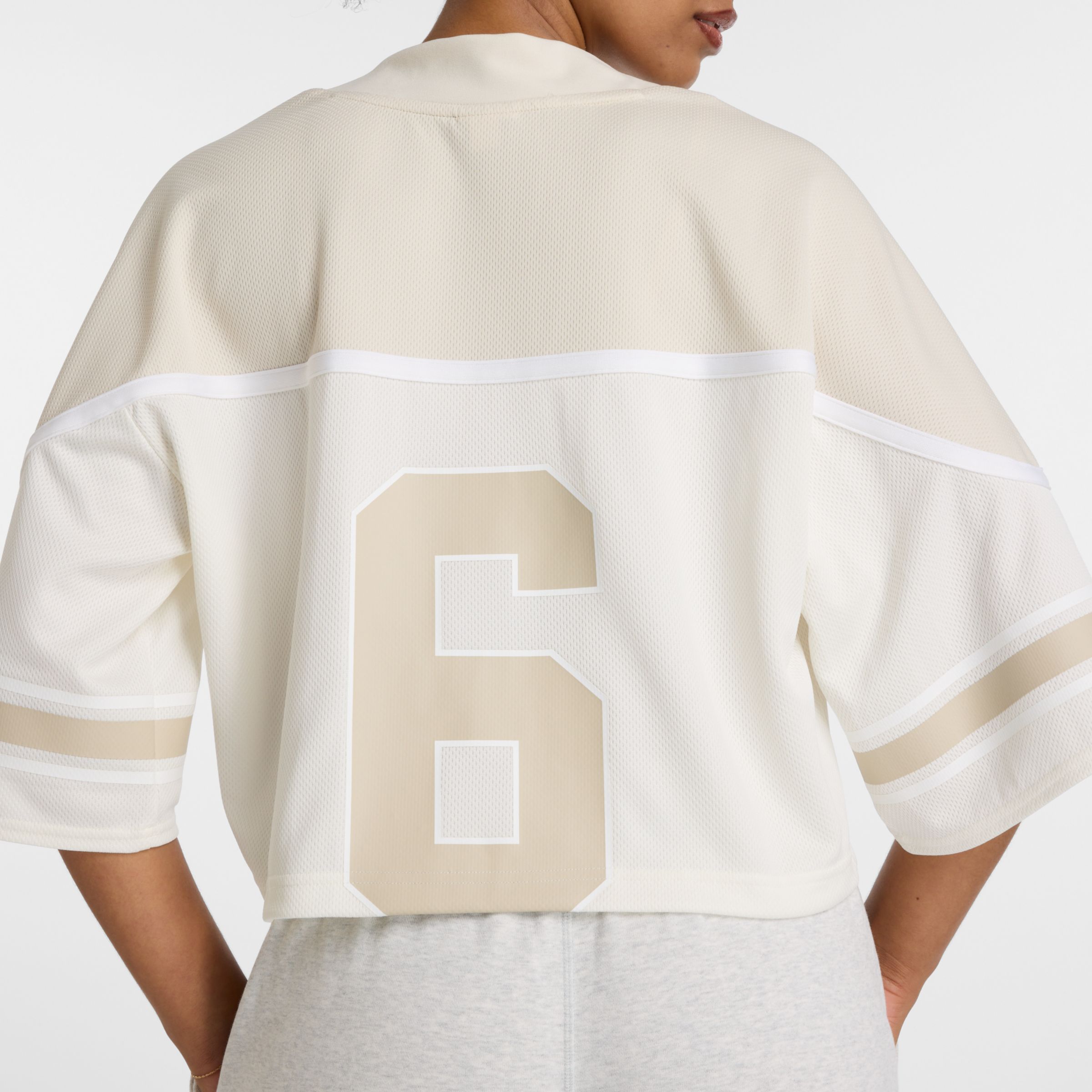 Jersey Mesh 圓領上衣