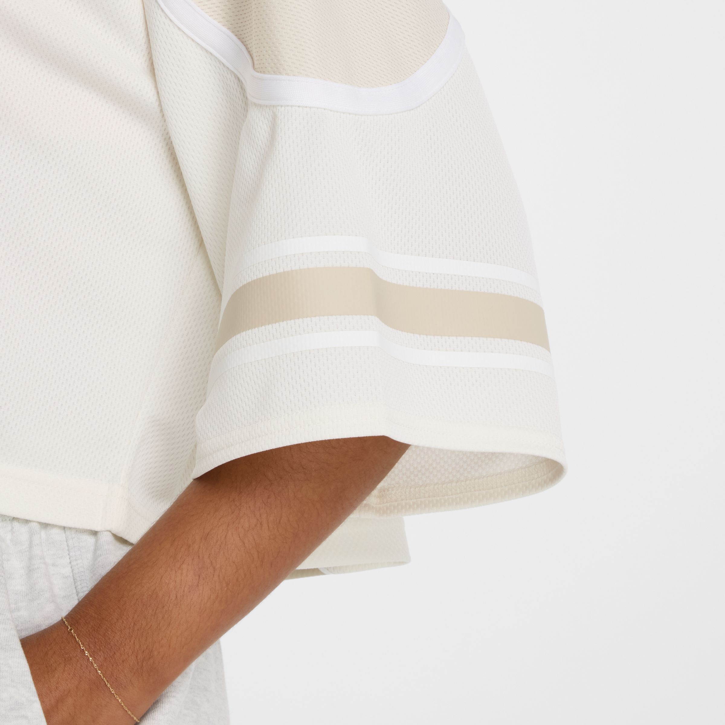 Jersey Mesh 圓領上衣