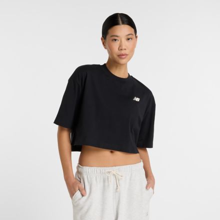 Reimagined Oversized Waist T-Shirt, BLACK, WT51528BK