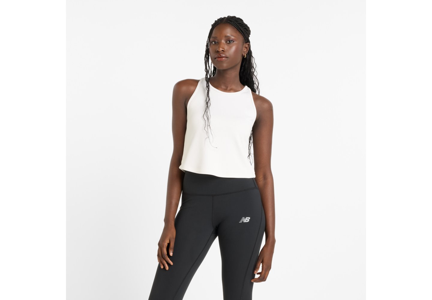 New Balance Novelty Rib Tank in Linen Heather — photo 1 of 1