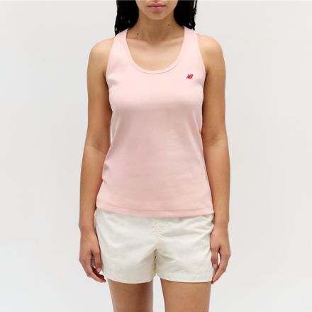 Made in USA Ribbed Tank (Fitted), PINK HAZE, WT51560PIE