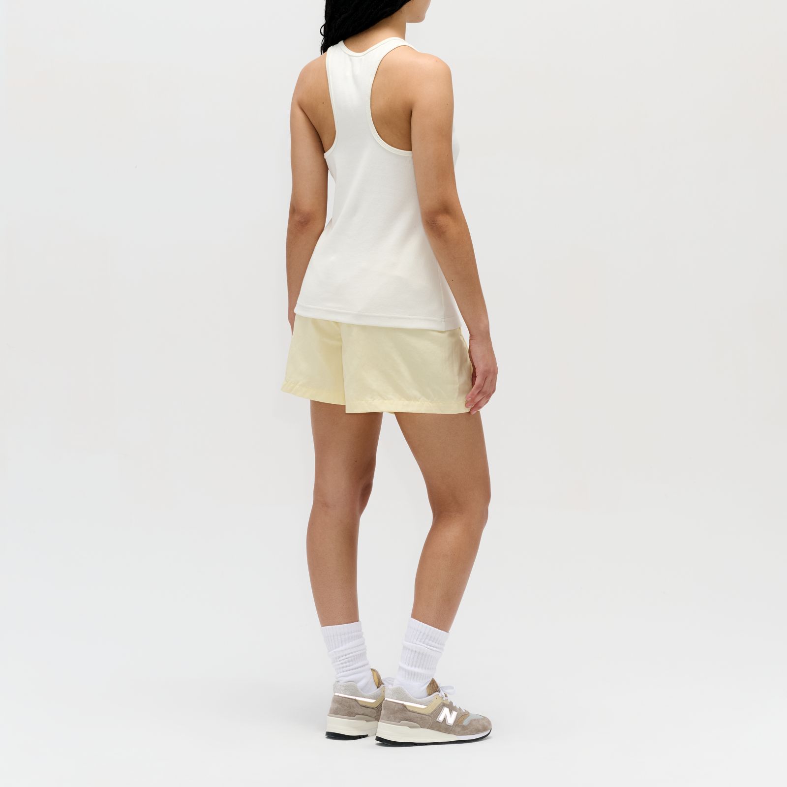 Женские футболки New Balance Made in USA Ribbed Tank (Fitted) — фото 4