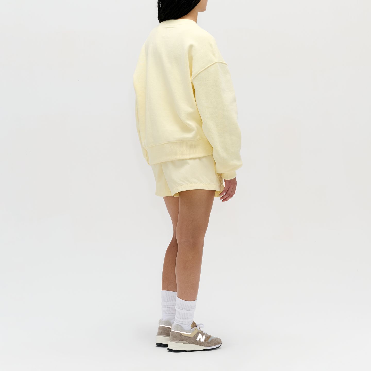 Женский свитшот New Balance Made in USA Crewneck, цвет: Сияющий — фото 3
