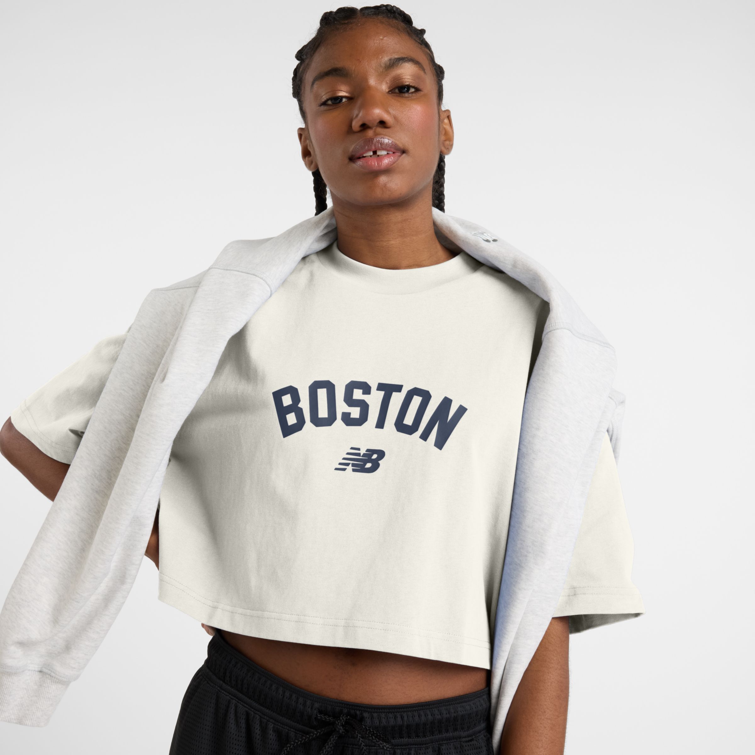 NEW BALANCE WOMEN'S BOSTON HERITAGE T-SHIRT 