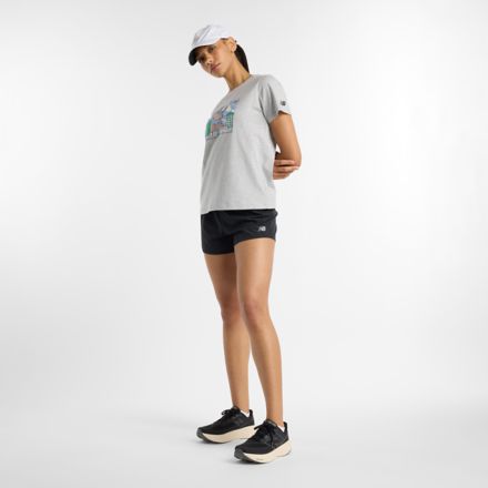 RBC Brooklyn Half Graphic T-Shirt, ATHLETIC GREY, WT51641FAG