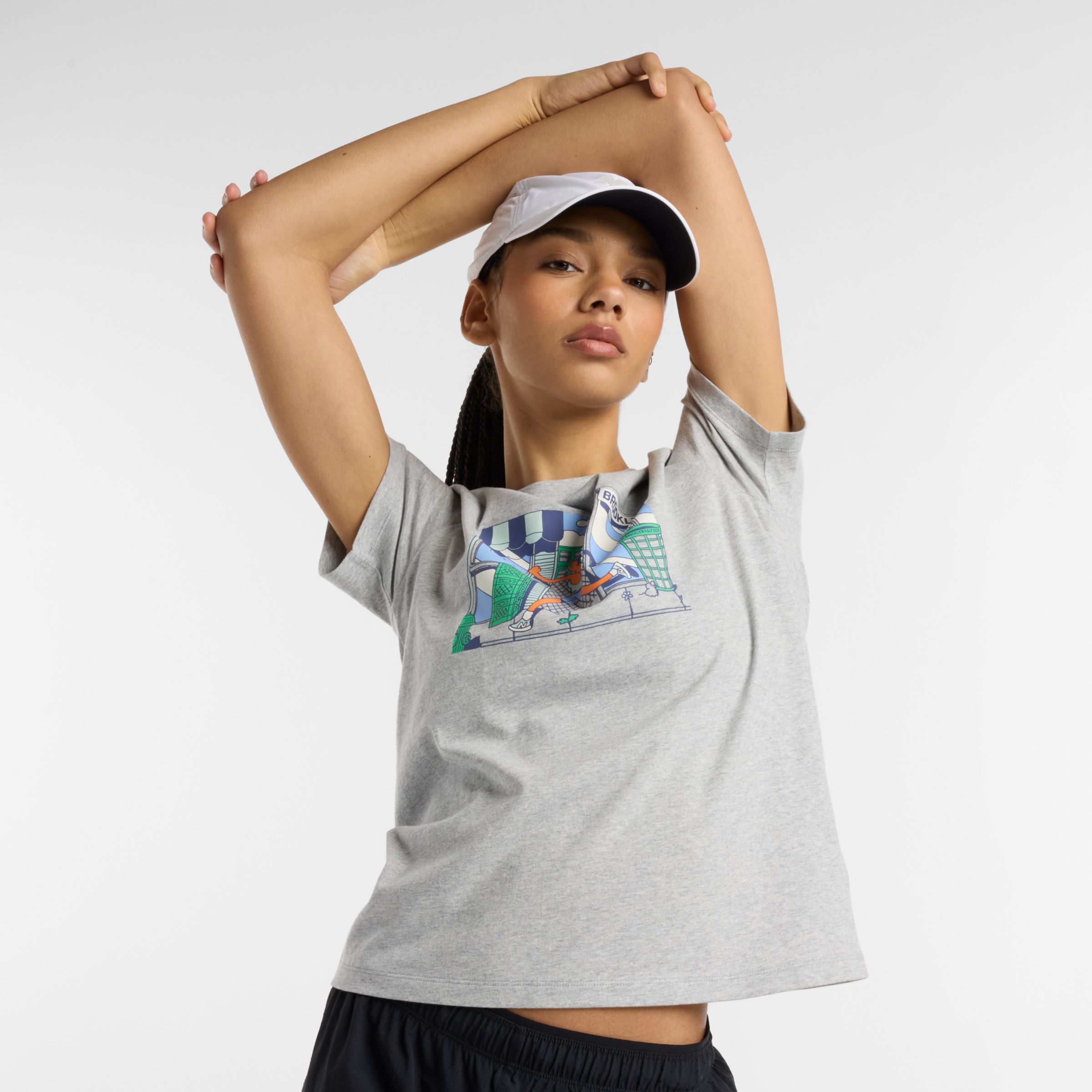 NEW BALANCE WOMEN'S RBC BROOKLYN HALF GRAPHIC T-SHIRT 