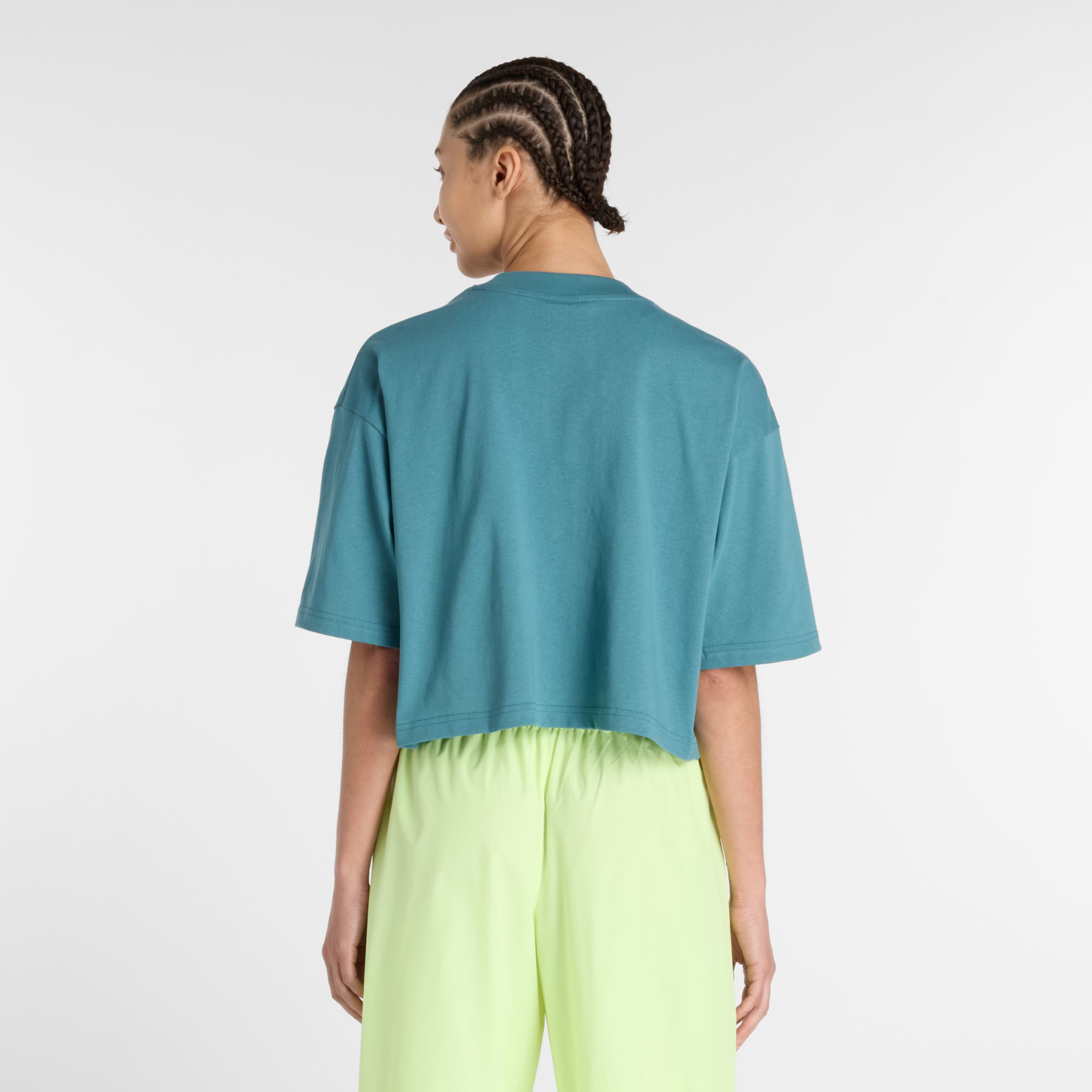 Athletics Premium Chest Logo Cropped T-Shirt