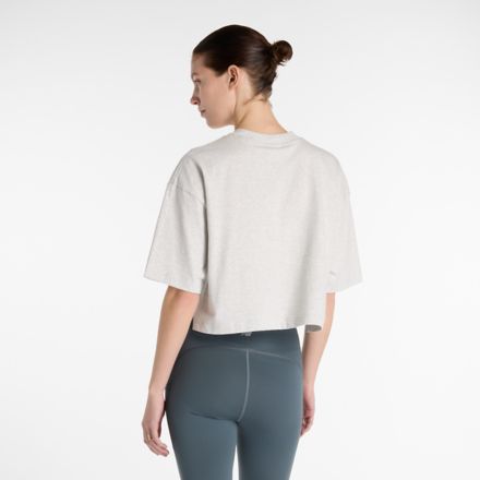 Athletics Premium Chest Logo Cropped T-Shirt