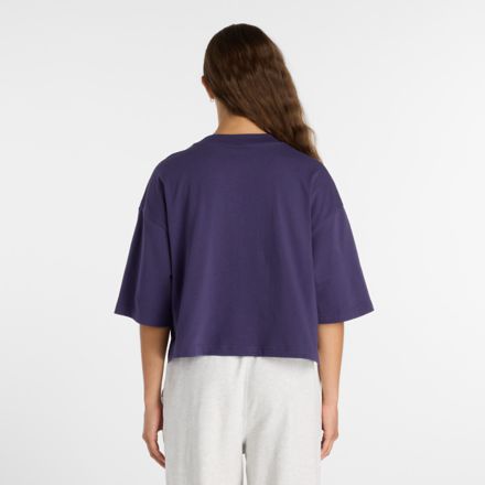 Athletics Premium Chest Logo Cropped T-Shirt