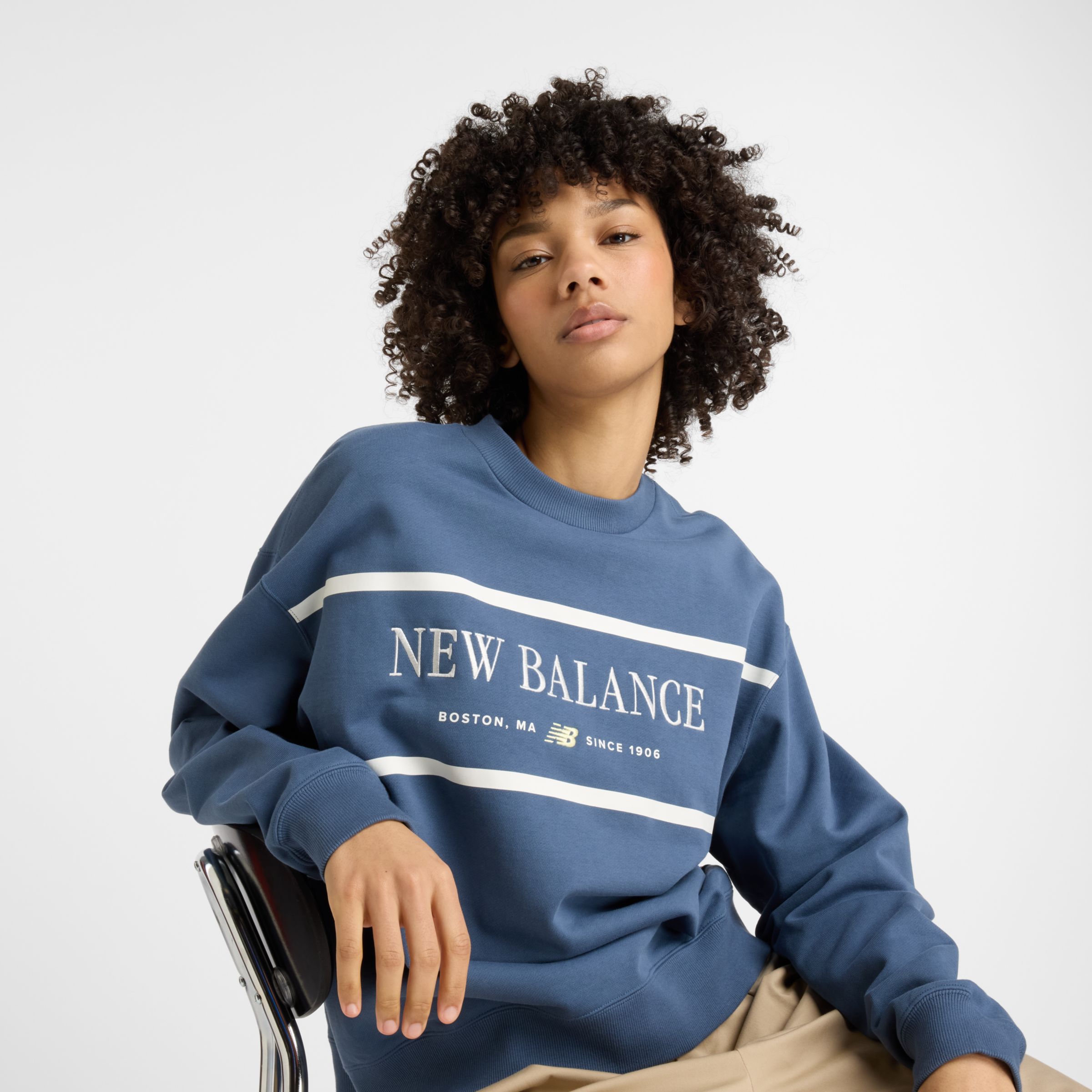 

New Balance Women's Athletics Nautical Lobster Crew Blue - Blue