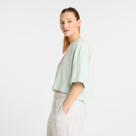 Athletics Flower Cropped T-Shirt