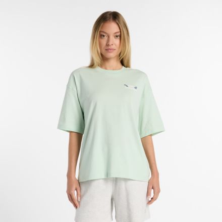 Flower Oversize T-Shirt, CLAY ASH, WT51930CYS