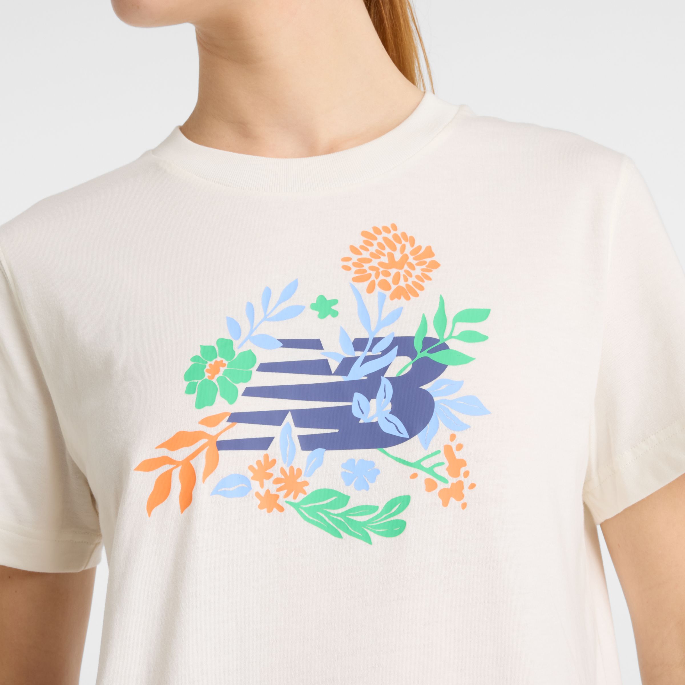 Flower Graphic 圓領上衣