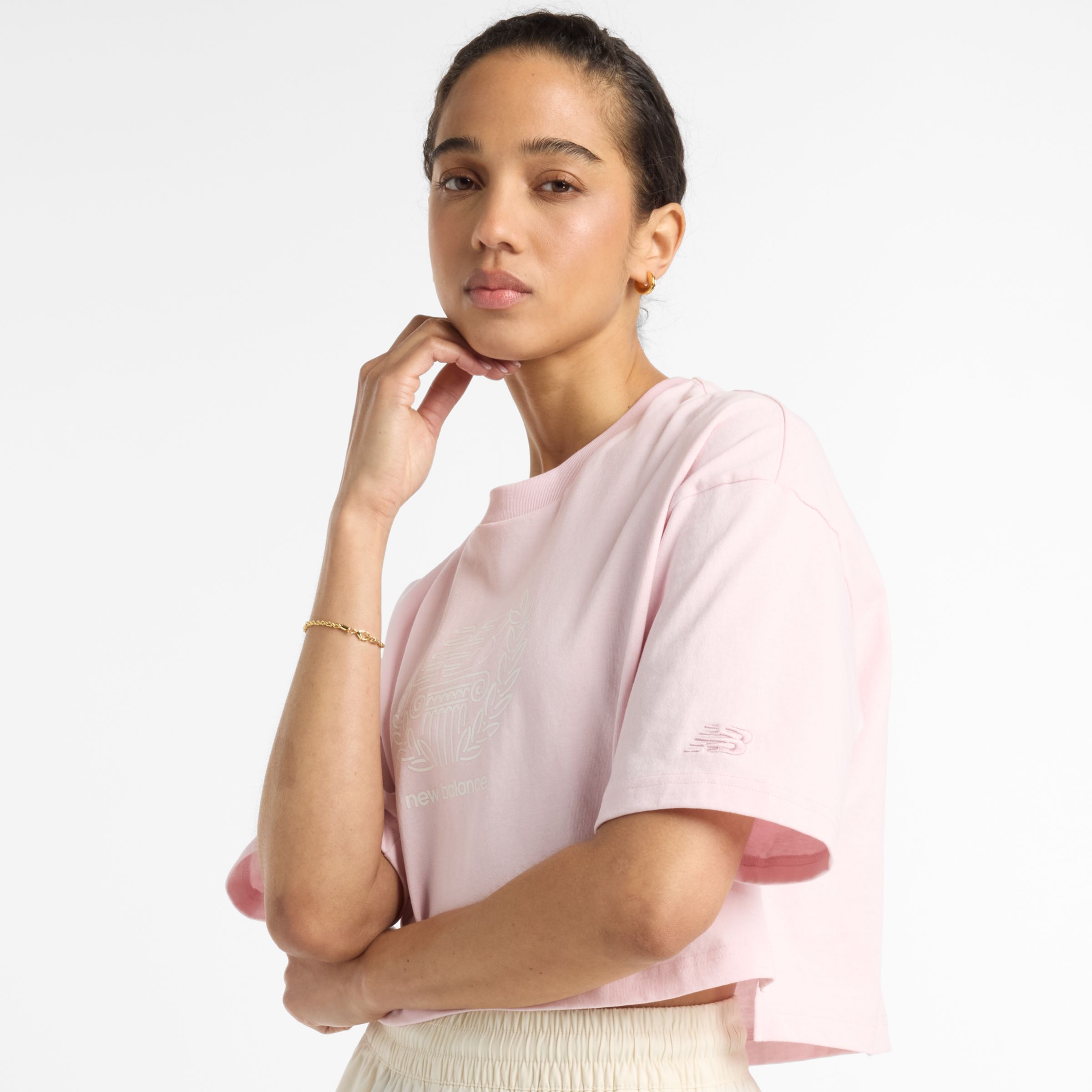 NEW BALANCE WOMEN'S DEBUT SCULPTURE T-SHIRT 