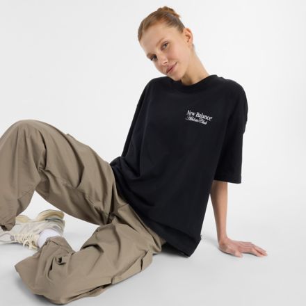 Linear Graphic Oversized T-Shirt