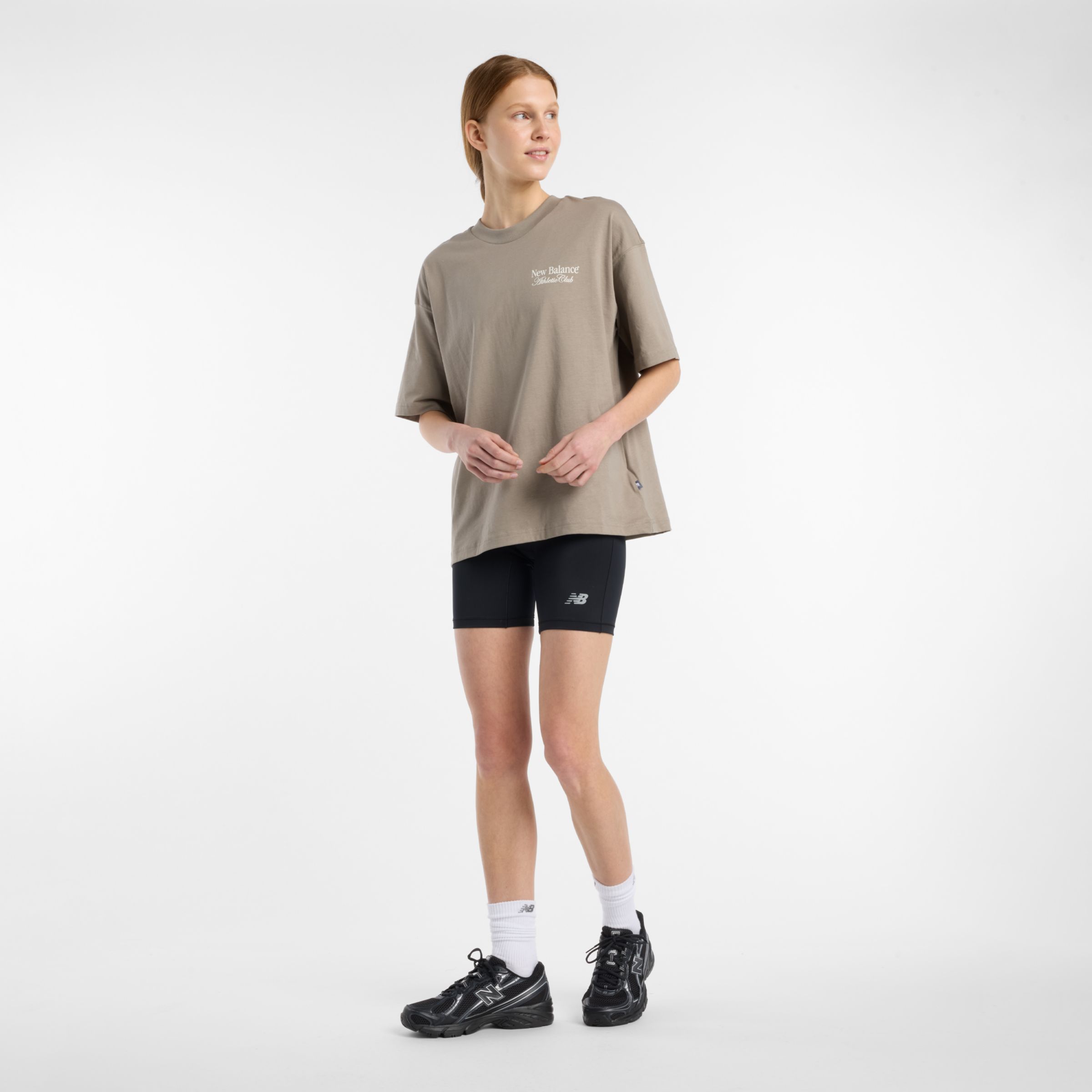 Linear Graphic Oversized T-Shirt