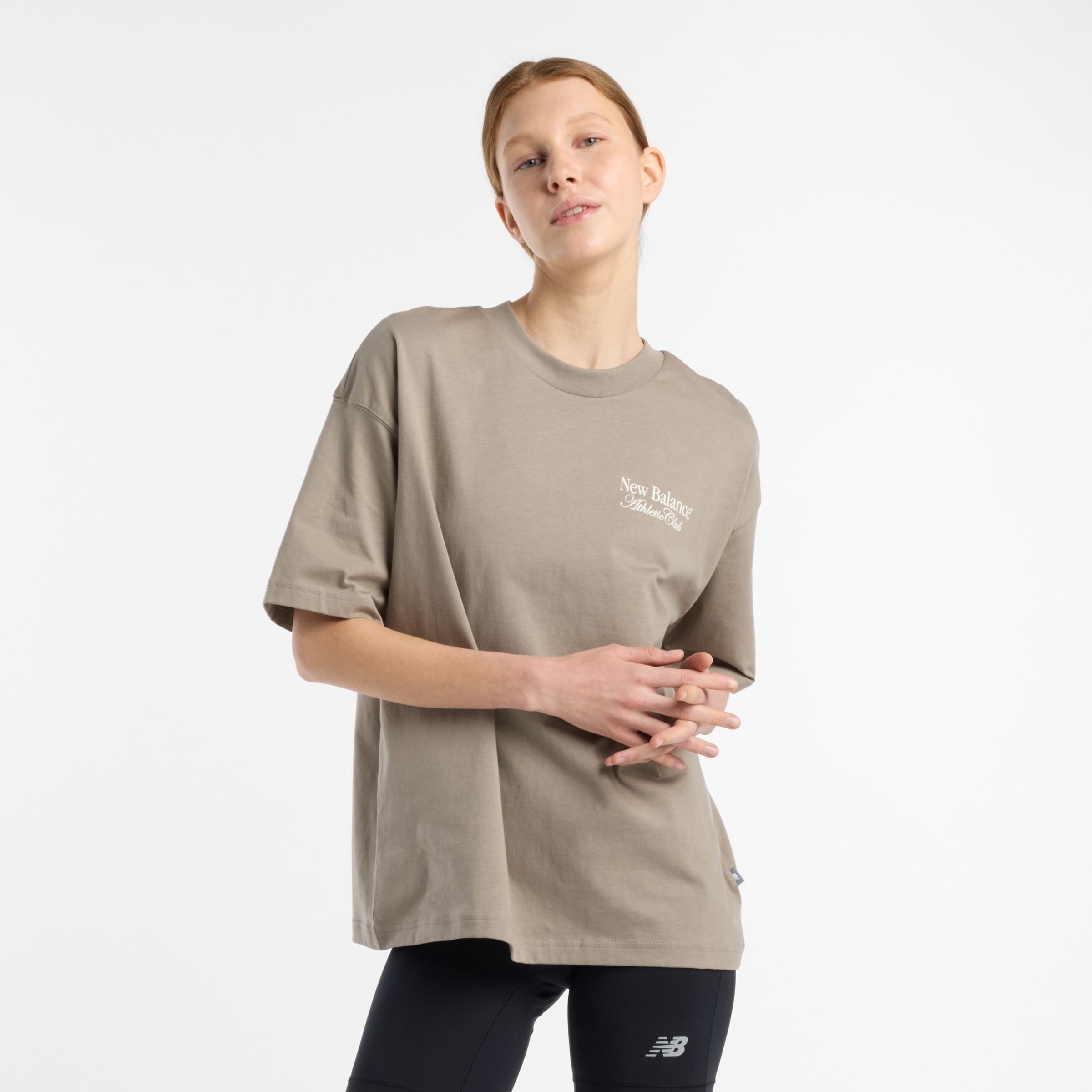 Linear Graphic Oversized T-Shirt