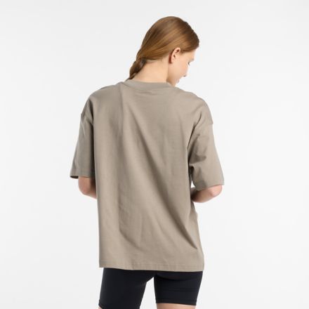 Linear Graphic Oversized T-Shirt