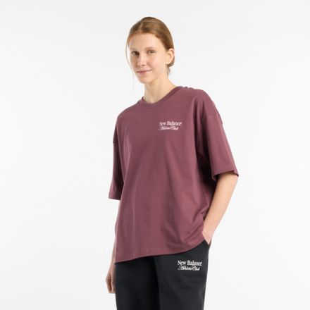Linear Graphic Oversized T-Shirt, CLAY ASH, WT51946FDP