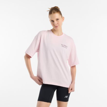 Linear Graphic Oversized T-Shirt